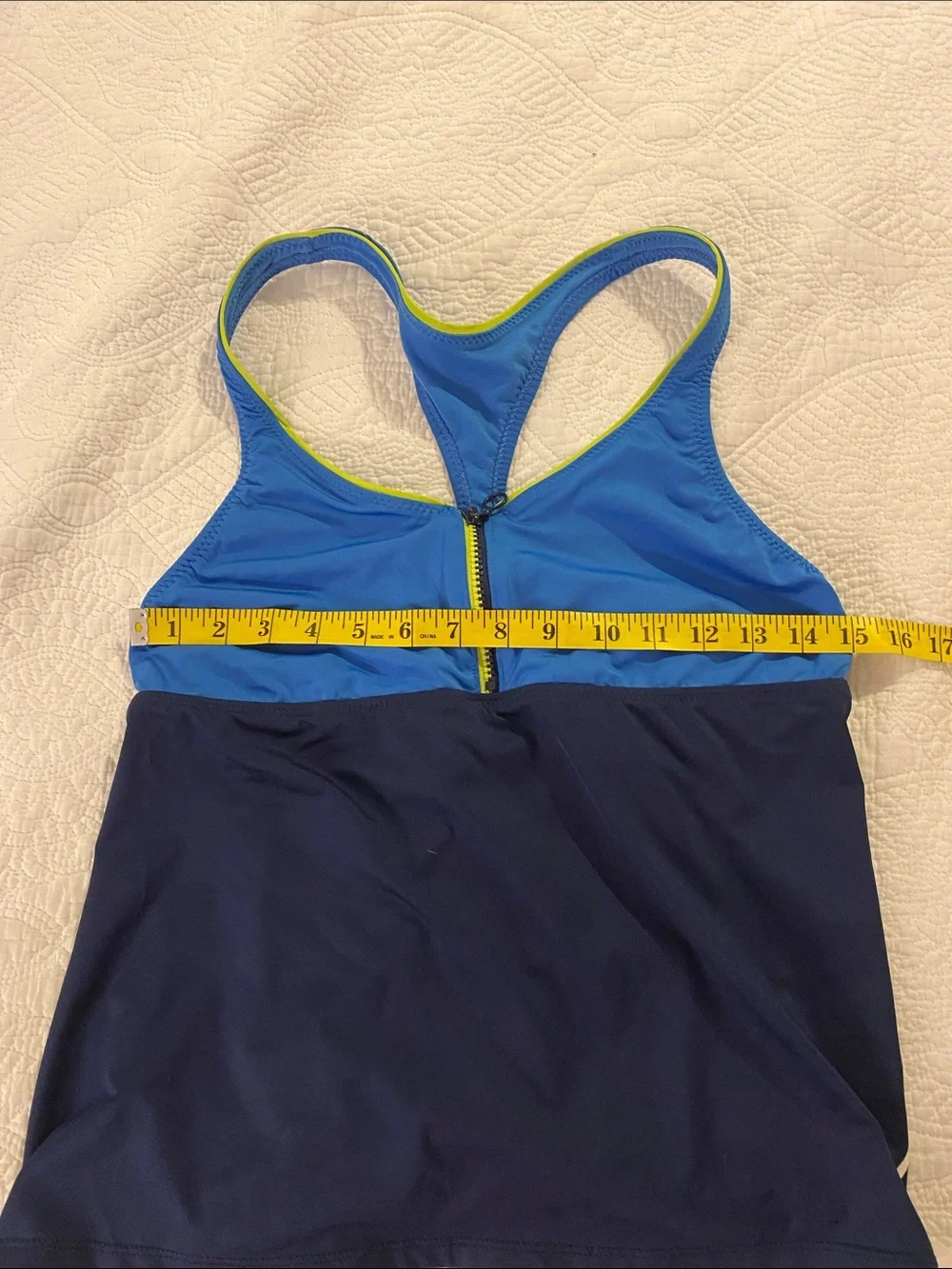 Nike Racerback Athletic Swim Tankini Large